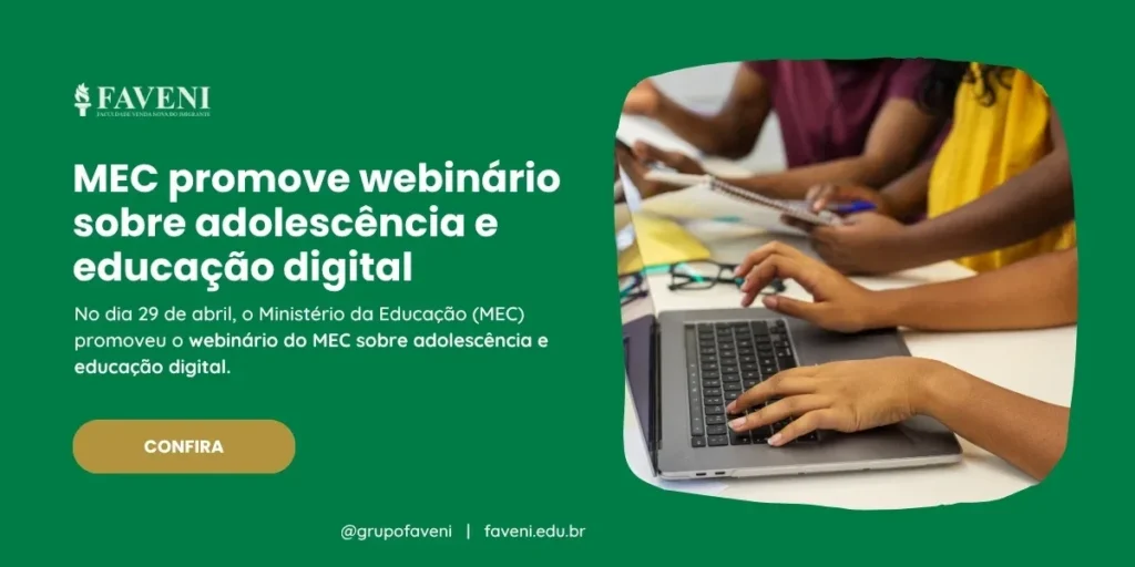 MEC promove webinário sobre adolescência e educação digital