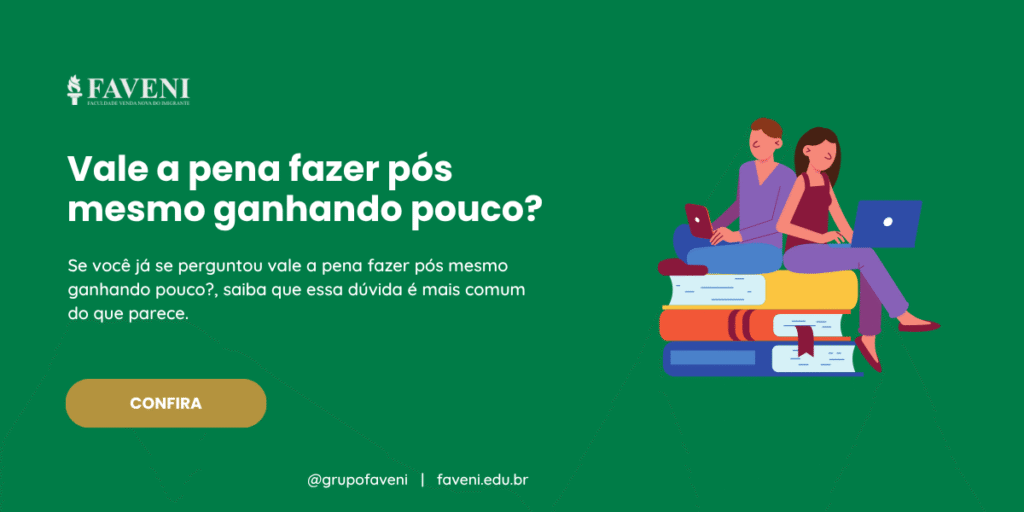 Vale a pena fazer pós mesmo ganhando pouco