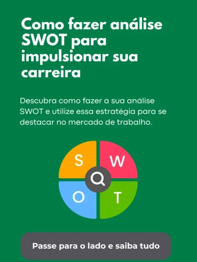 Como fazer análise SWOT para impulsionar a sua carreira