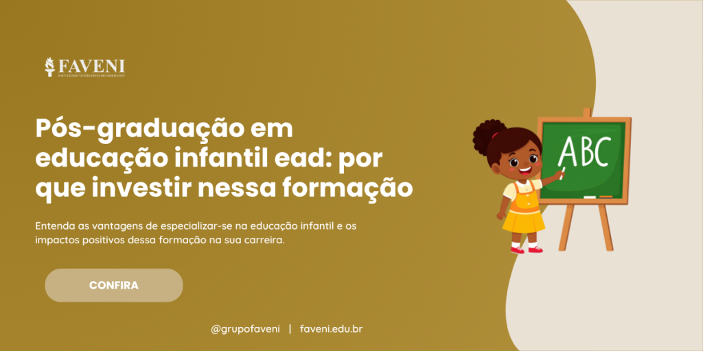 Pós-graduação em educação infantil ead: por que investir nessa formação