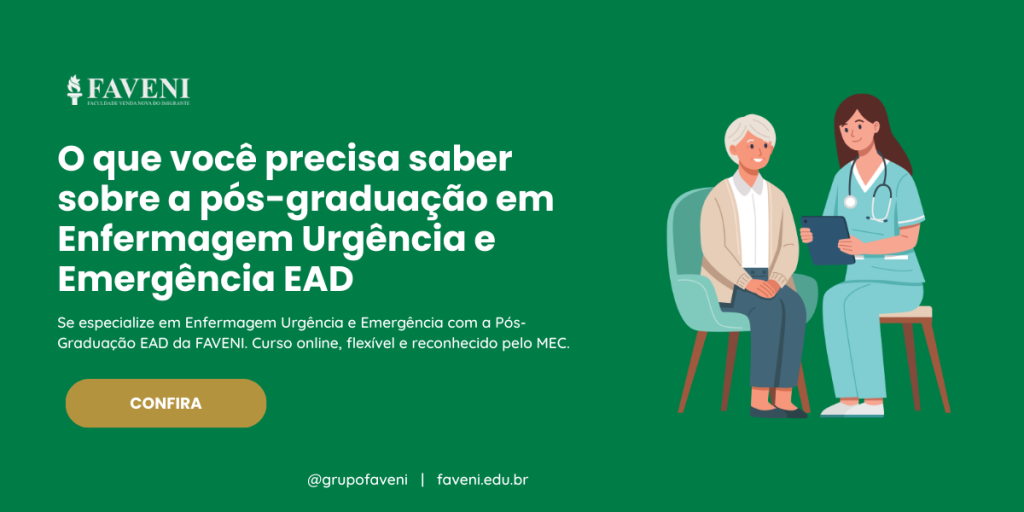 Tudo o que você precisa saber sobre a pós-graduação em Enfermagem Urgência e Emergência EAD
