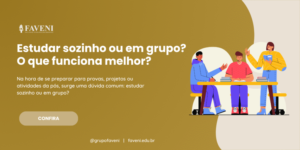 Estudar sozinho ou em grupo O que funciona melhor para você