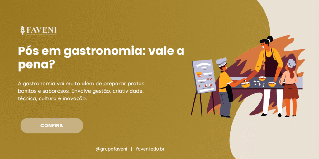 Pós em gastronomia vale a pena