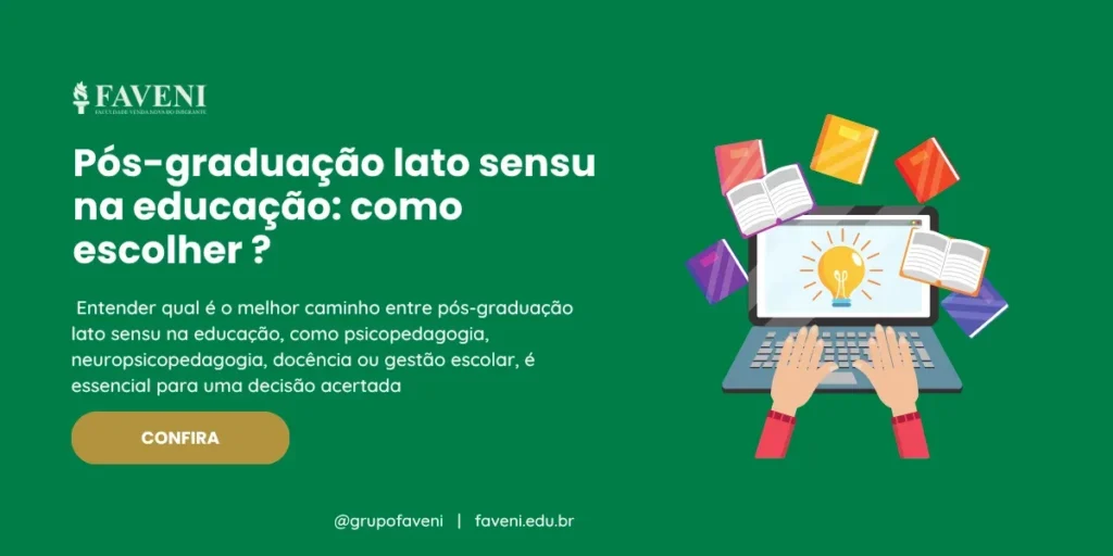 Pós graduação lato sensu na educação