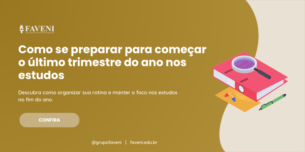 Como se preparar para começar o último trimestre do ano nos estudos