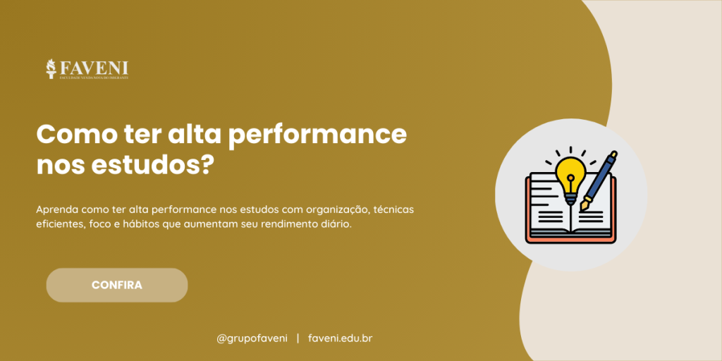 Como ter alta performance nos estudos