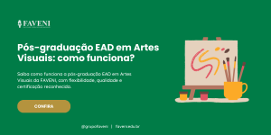 Pós-graduação EAD em Artes Visuais como funciona
