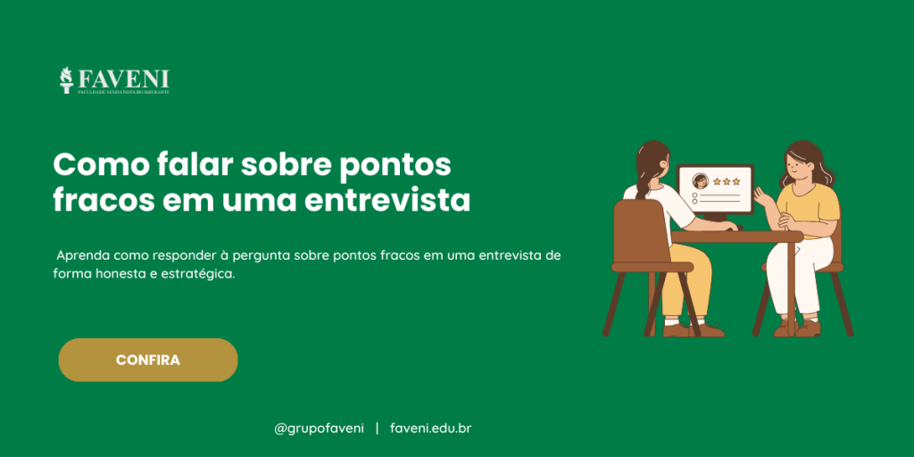 Como falar sobre pontos fracos em uma entrevista