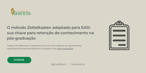 pós-graduação EAD