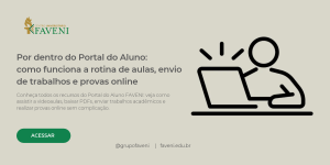 Por dentro do Portal do Aluno: como funciona a rotina de aulas, envio de trabalhos e provas online